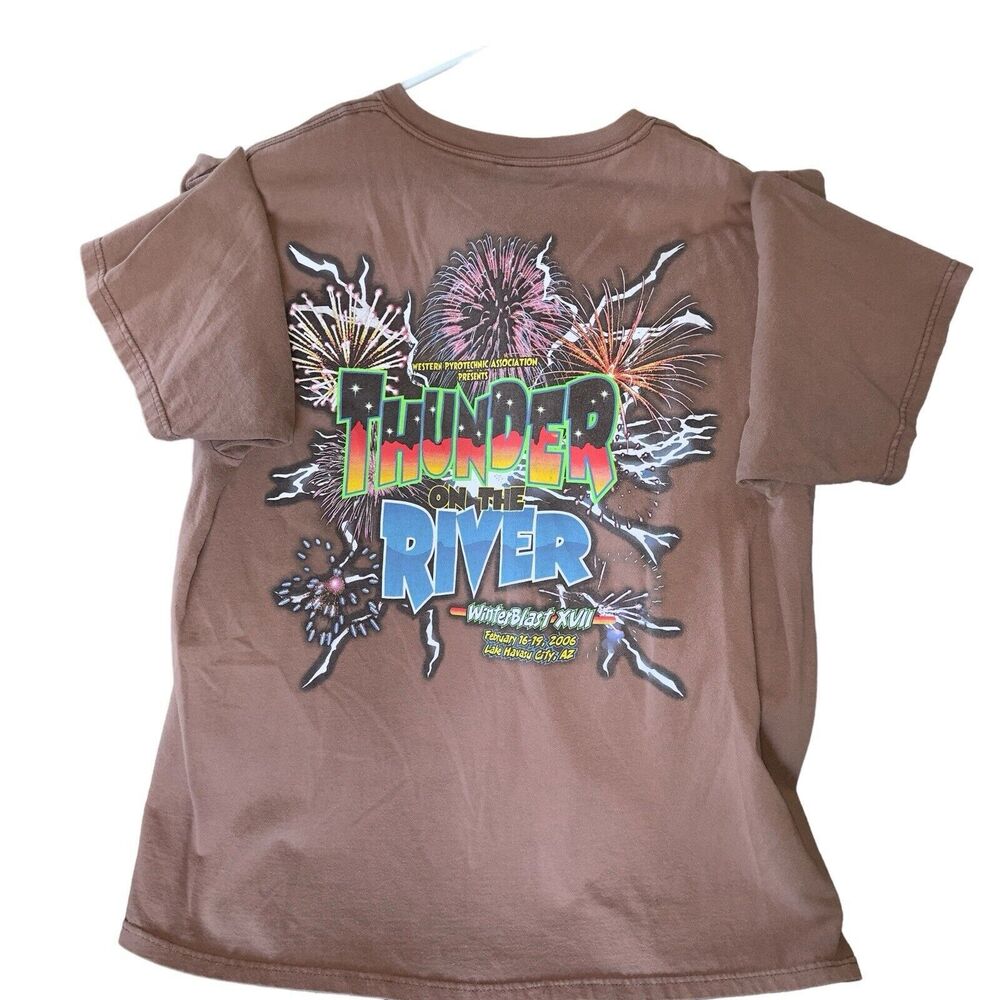 Thunder on the River WPA WinterBlast Lake Havasu Vintage Festival Garage Tee 2XL